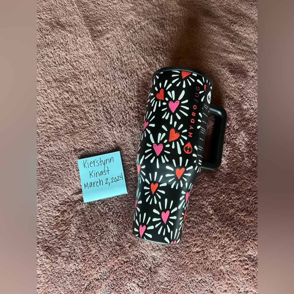 BNWT - HydroJug Limited Edition Hearts 40oz Traveler ❤️ - Picture 3 of 8